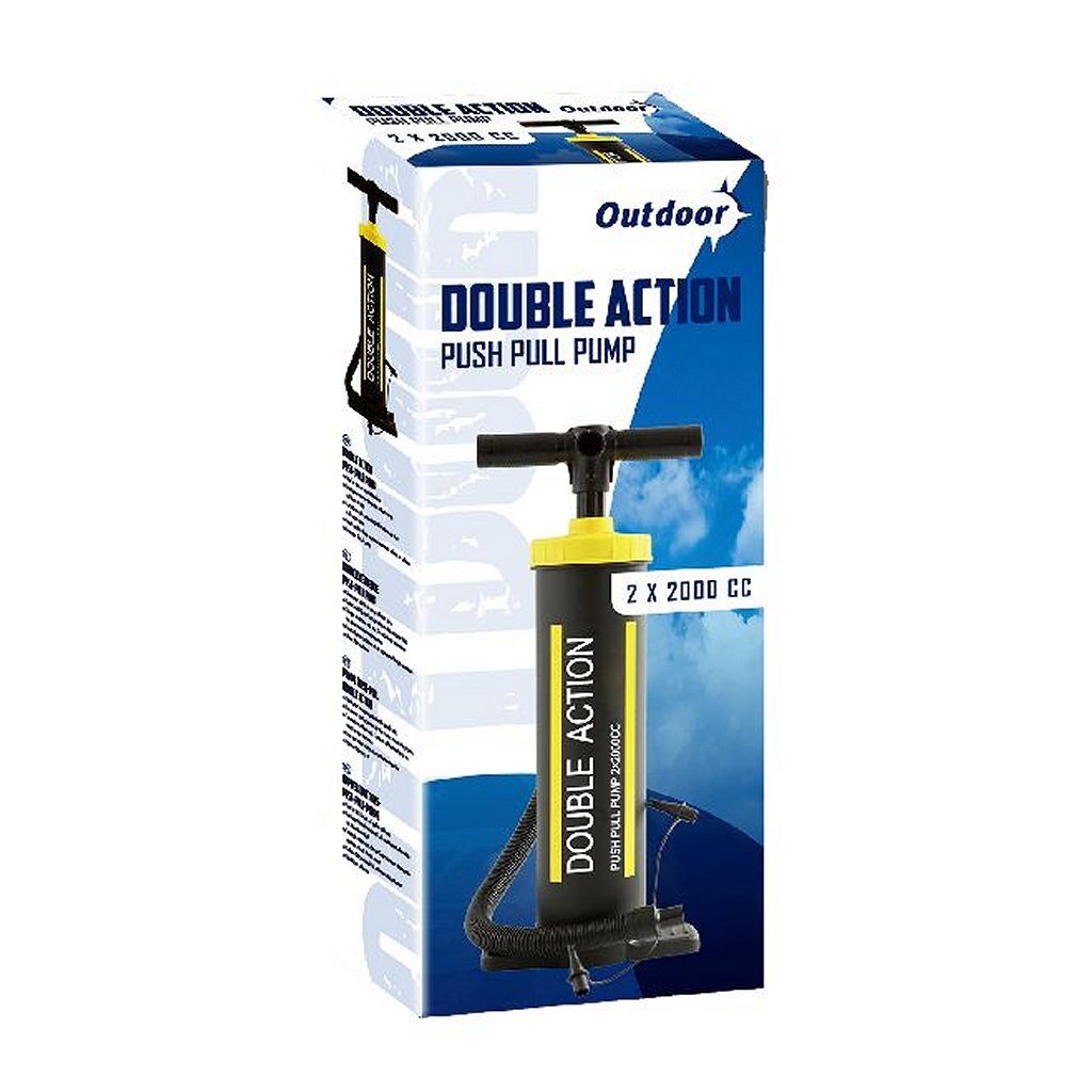 Outdoor - Outdoor handpomp 2x2000 cc zwart/geel