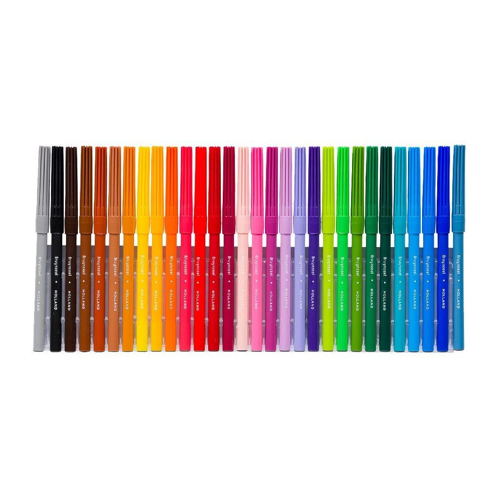 Bruynzeel viltstiften 30 felt tips