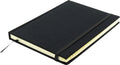 Kangaro alfabetboek - a5 - a-z - linnen hard cover - zwart - leeslint - sluitelastiek