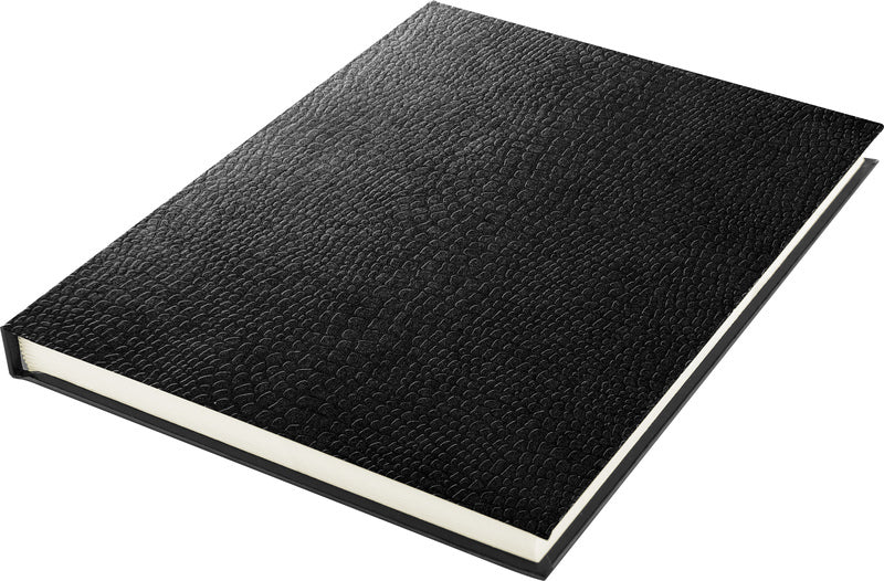 Kangaro k-5320 schetsboek a5 creme 120gr blanco papier, 140 blz hard cover zwart