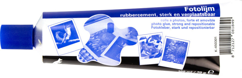 Kangaro - Kangaro k-450301 fotolijm 100 ml rubbercement tube in doosje