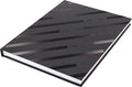 Kangaro dummyboek - a5 - zwart met design - 160 blanco pagina's - hard cover