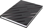 Kangaro dummyboek - a5 - zwart met design - 160 blanco pagina's - hard cover