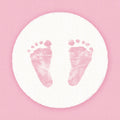 Ambiente servetten baby voetjes 33 cm roze