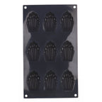 Patisse madeleinevorm 9 vaks 29x17 cm zwart siliconen