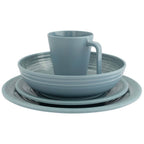 Eurotrail serviesset denia - 16delig - licht blauw - melamine