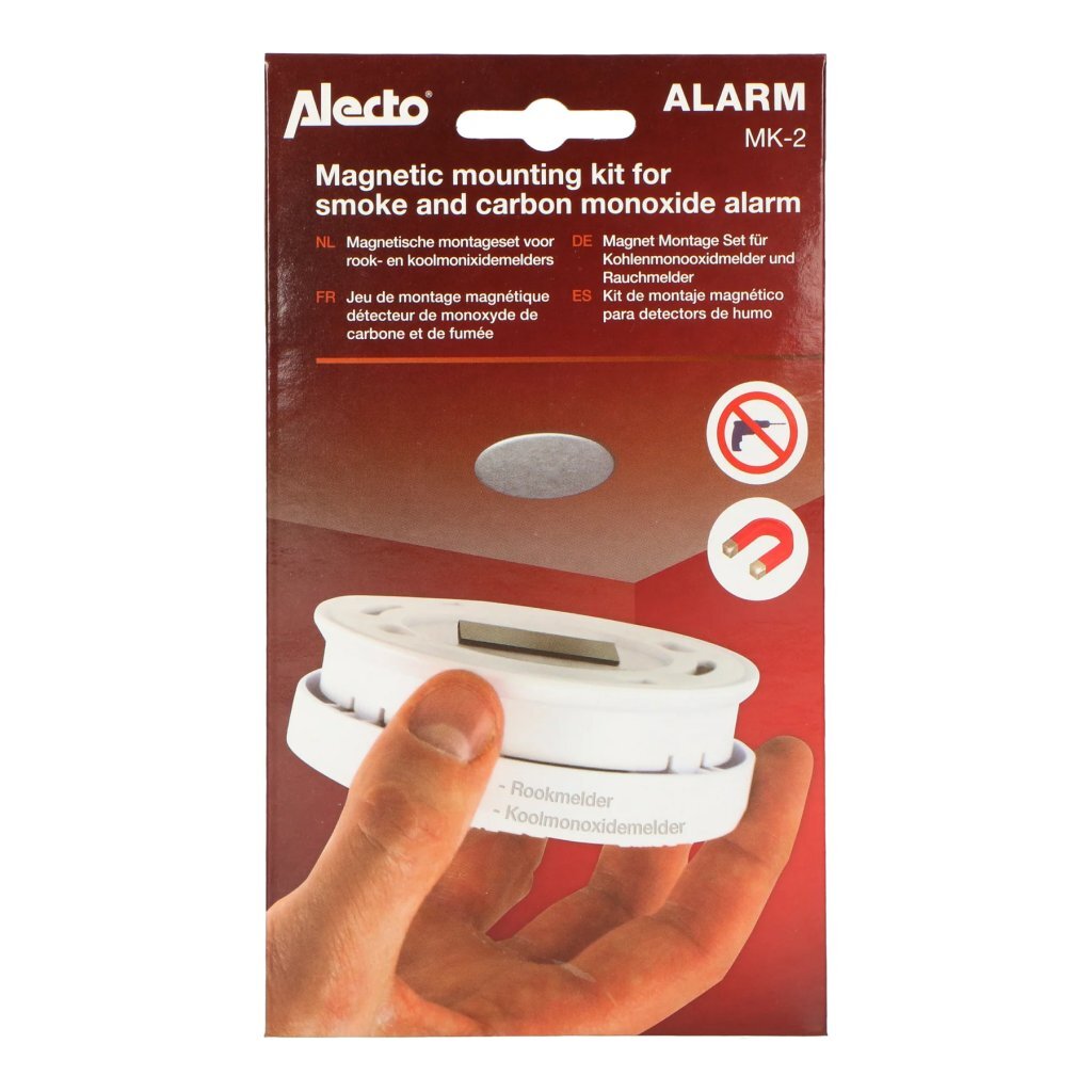 Alecto koolmonoxidemelder montageset