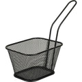 Gusta frietmandje 10.5x8.5x13.8 cm zwart aluminium