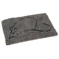 DOG GONE SMART DOG GONE SMART Droogloopmat voor katten 60x40 cm grijs