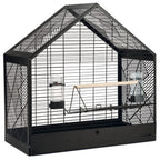 Beeztees Beeztees Vogelkooi Yara 71x35x70 cm metaal zwart