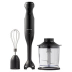 Inventum staafmixer set zwart 350 watt mx350b met garde en hakmolen