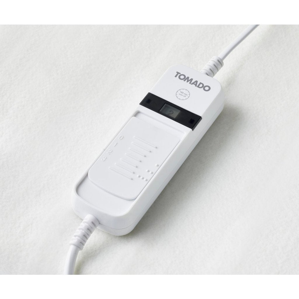 Tomado teb1510w elektrische deken 150x80 cm wit fleece