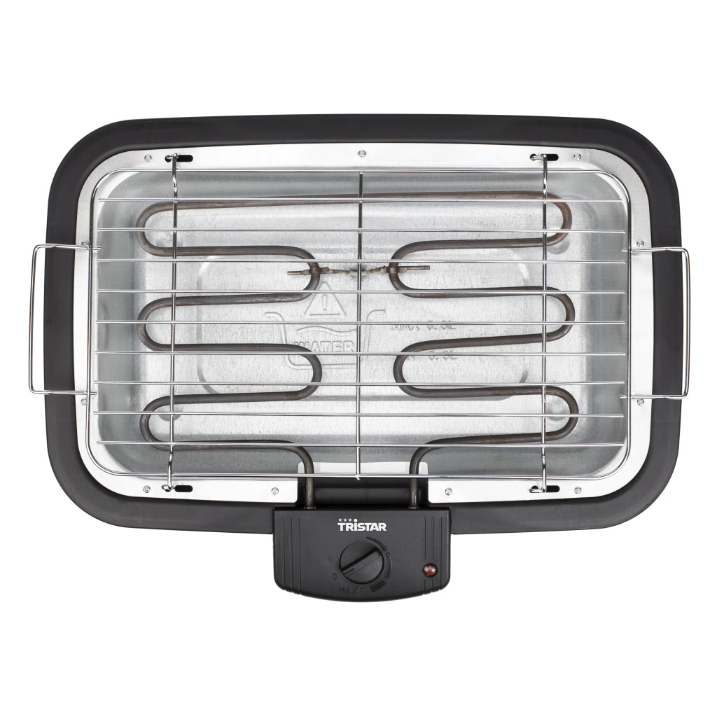 Tristar bq2813 elektrische barbecue zwart
