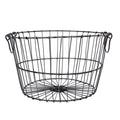 Diversen mand jill grijs metaal rond 28x28x18cm