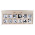 Diversen Fotolijst My First Year Naturel wit Hout 47x22x 1,5cm