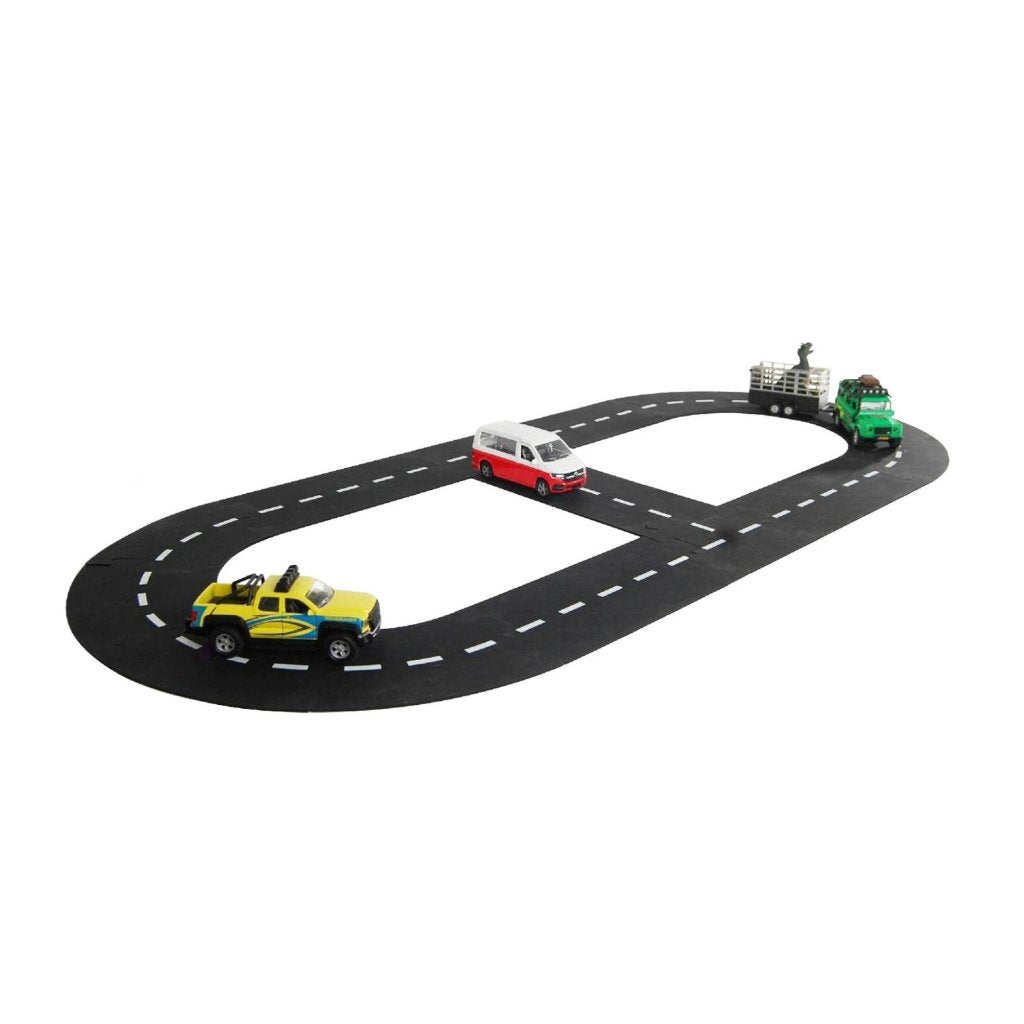 Kids globe autobaan wegdelen puzzel 18dlg 307,5cm