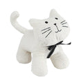 Overige Merken - Overige Merken Deurstopper pluche poes 25x15x24 cm wit