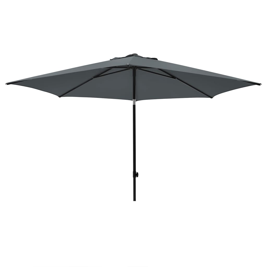 Madison parasol mykanos push-up 250cm grijs