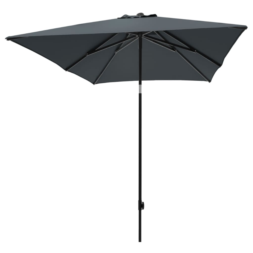 Madison parasol moraira push-up 230x230 grijs