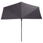 Madison balkonparasol sun wave 270x150 cm saffierblauw