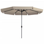 Madison Parasol Syros Luxe rond 350 cm ecru
