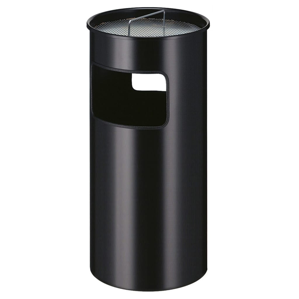 As- en prullenbak 70x33cm 22,5l zwart