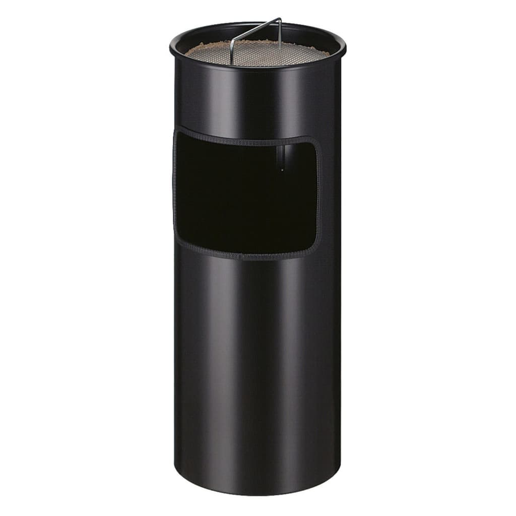 V-part prullenbak 31003303 staal zwart