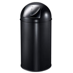 Prullenbak pushcan 34x74x35 40 liter zwart