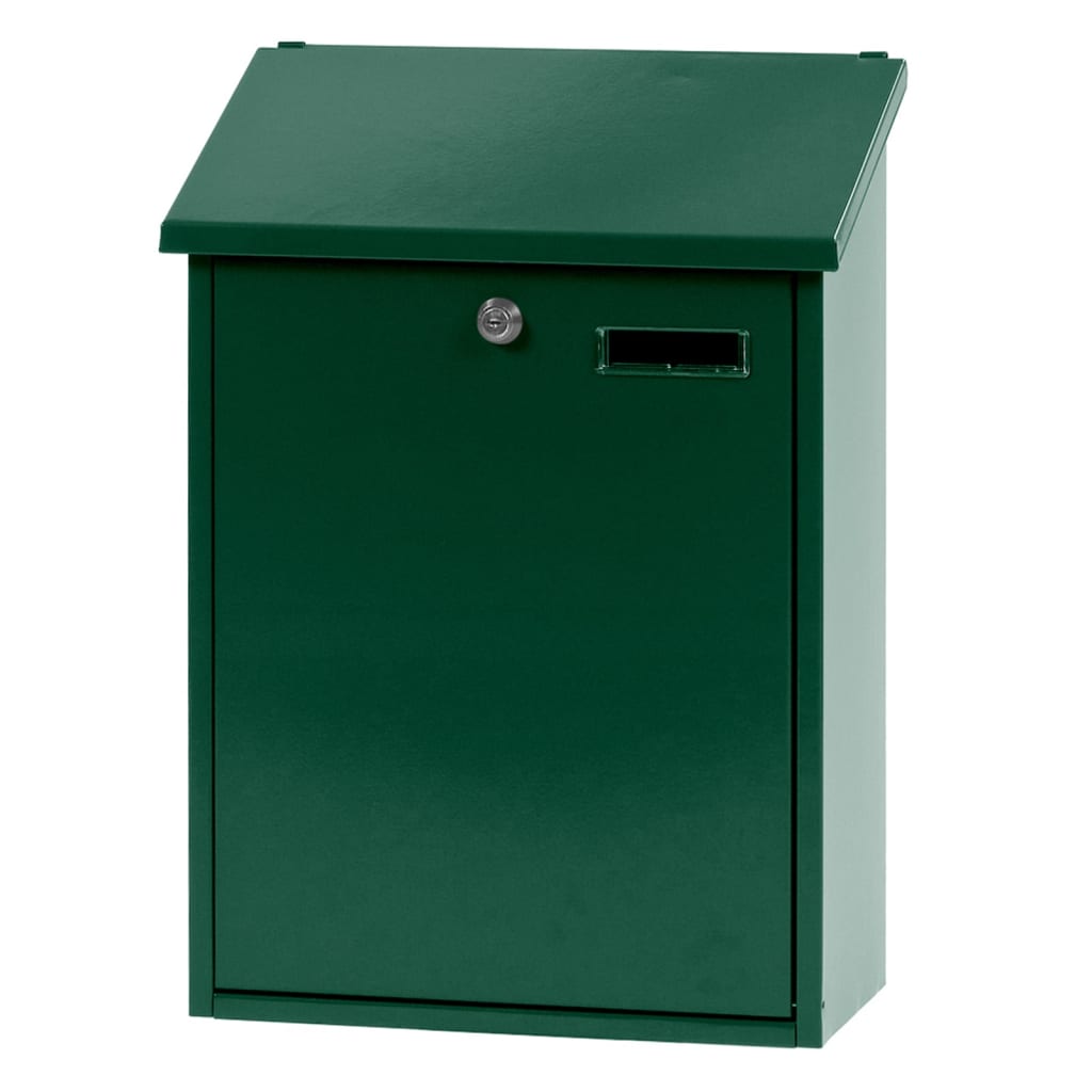 V-part brievenbus 31024957 gegalvaniseerd staal groen