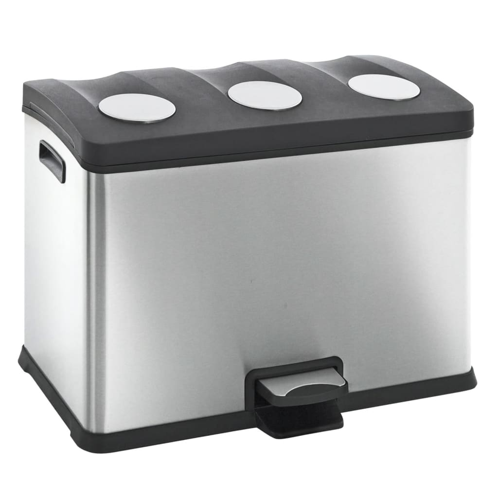 Eko pedaalemmer 31054039 rvs (roestvrij staal) zilver