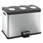 Eko pedaalemmer 31054039 rvs (roestvrij staal) zilver