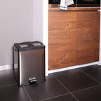 Eko pedaalemmer vepa bins rejoice 30+30l rvs