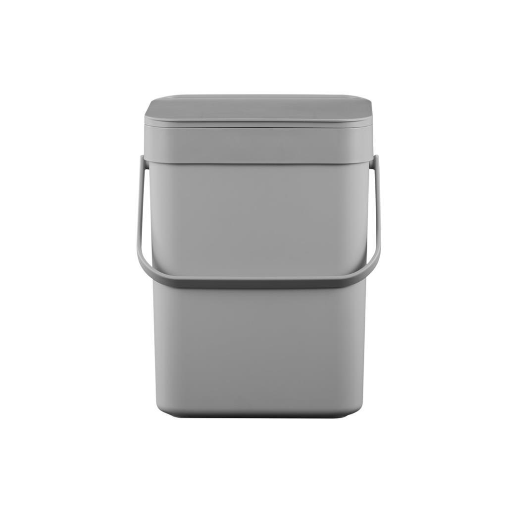 Eko puro ii 5l afvalemmer grijs | 2 stuks