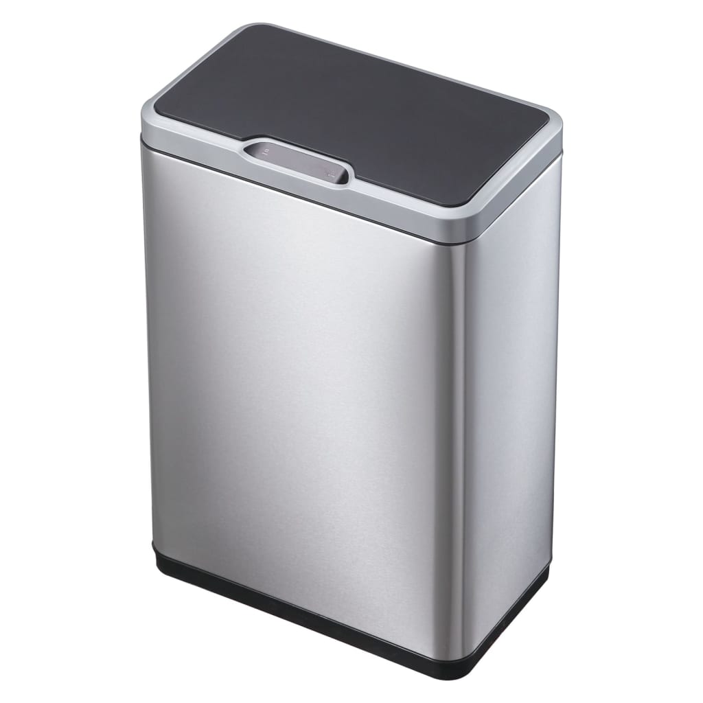 Eko sensorprullenbak 31707164 rvs (roestvrij staal) zilver