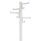 V-part kapstok staand met 8 haken porcelain 178 cm wit