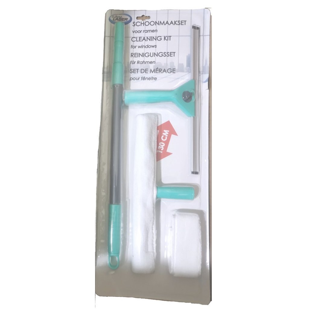 Overige Merken - Overige Merken Aqua laser raamwisserset groen/grijs