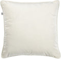 Dutch decor finn sierkussen 45x45 cm velvet effen kleur snow whiteinclusief binnenkussen