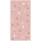 / Sans Marque - / Sans Marque Little dutch pink flowers strandlaken 60x120 cm lichtroze