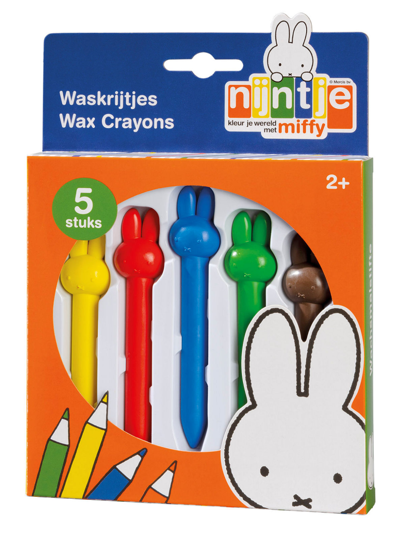 Bambolino nijntje waskrijtjes, 5st.