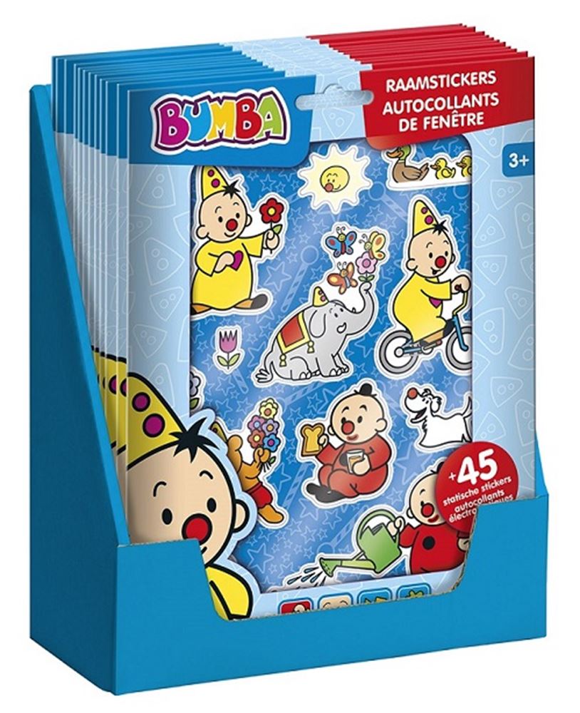 Totum - Totum Dsp bumba 50 herbruikbare raamstickers.