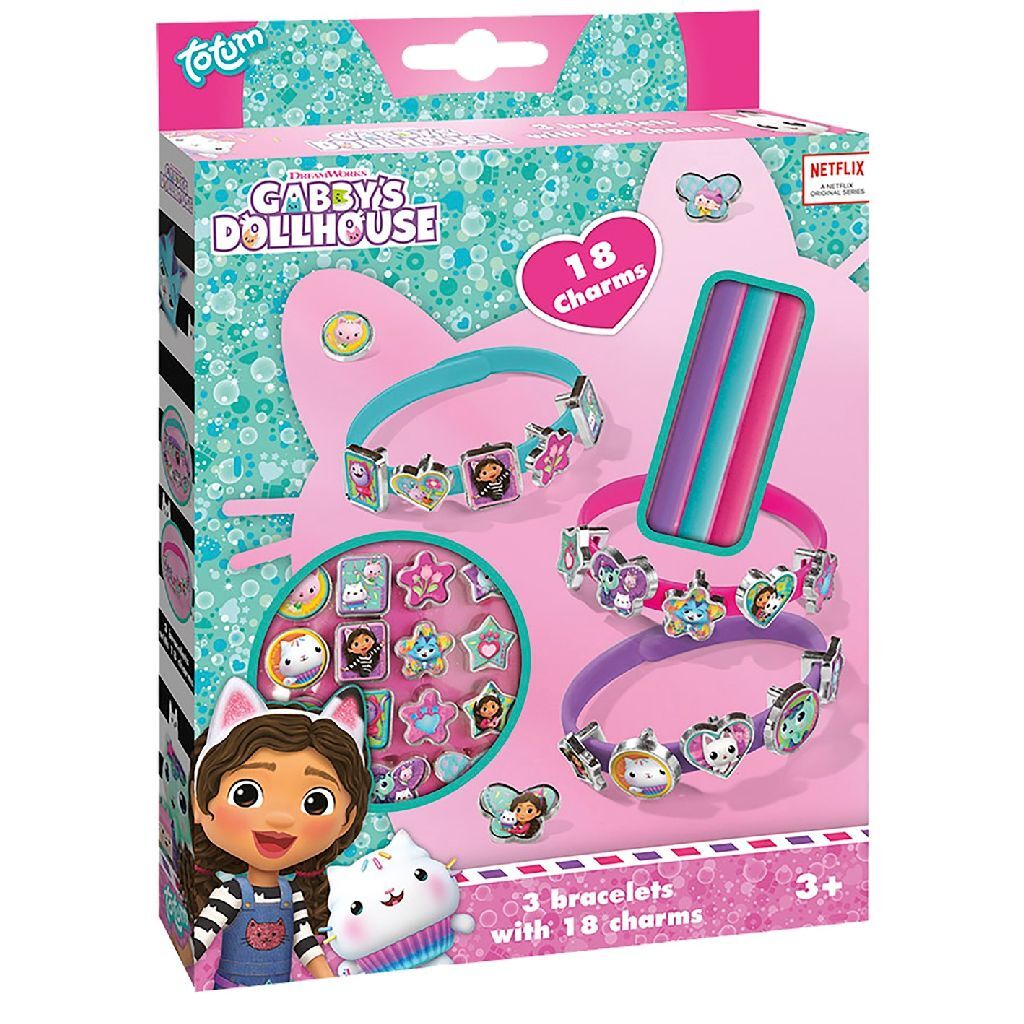 Gabby's dollhouse gabby #039;s dollhouse armbandjes met bedels
