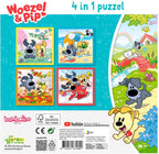 Bambolino woezel pip puzzel 4 in 1. 3+