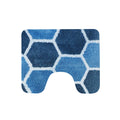 Dutch house rennes toiletmat 60x50cm blauw