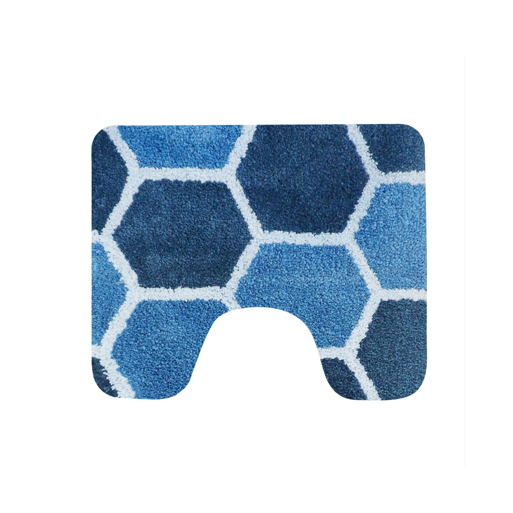 Dutch house rennes toiletmat 60x50cm blauw