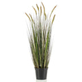Emerald kunstplant in kunststof pot vossenstaartgras herfst 90 cm
