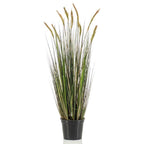 Emerald kunstplant in kunststof pot vossenstaartgras herfst 90 cm