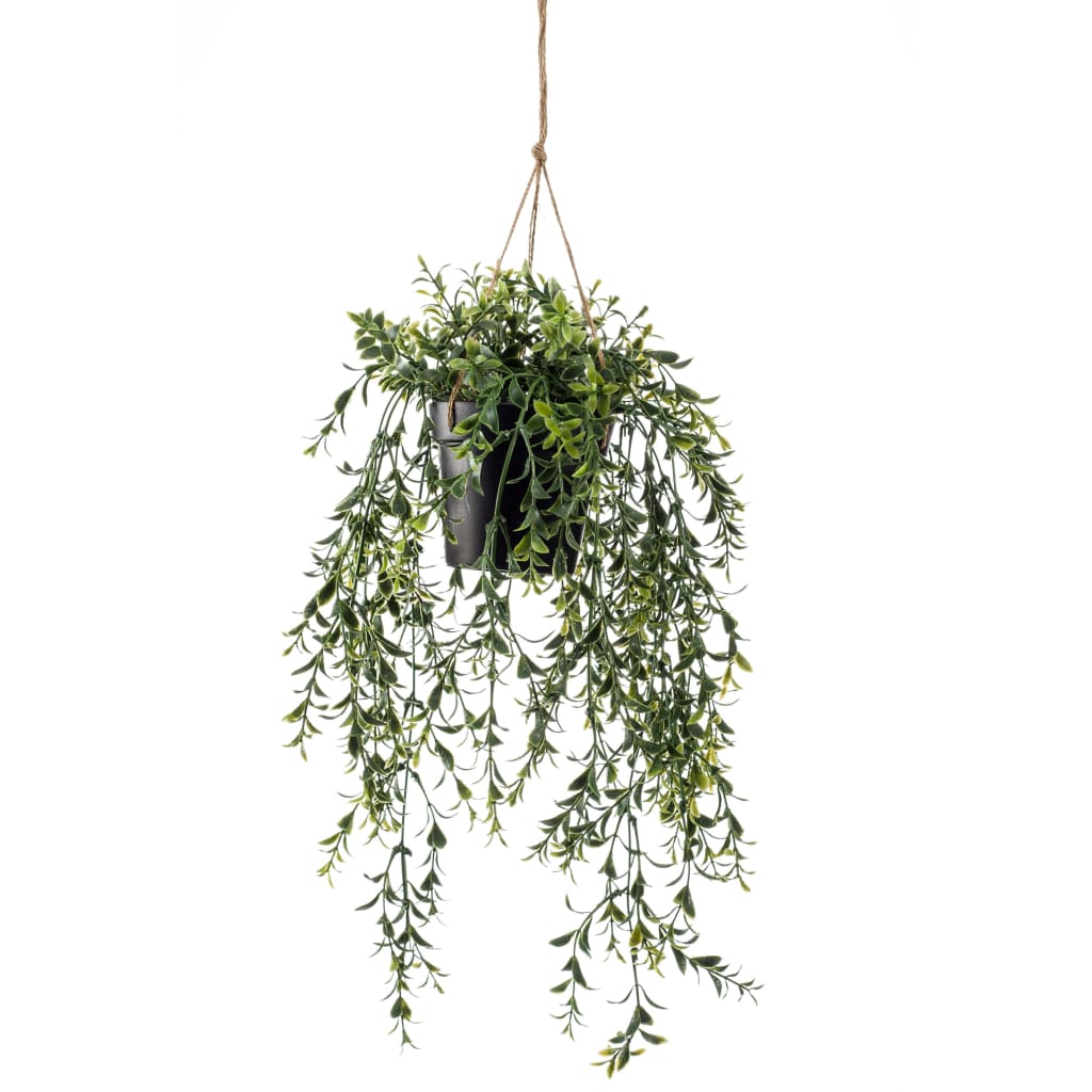 Emerald kunstplant hangend in pot buxus 50 cm