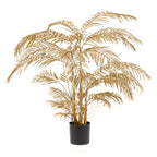 Emerald kunstplant goudpalm 145 cm goudkleurig