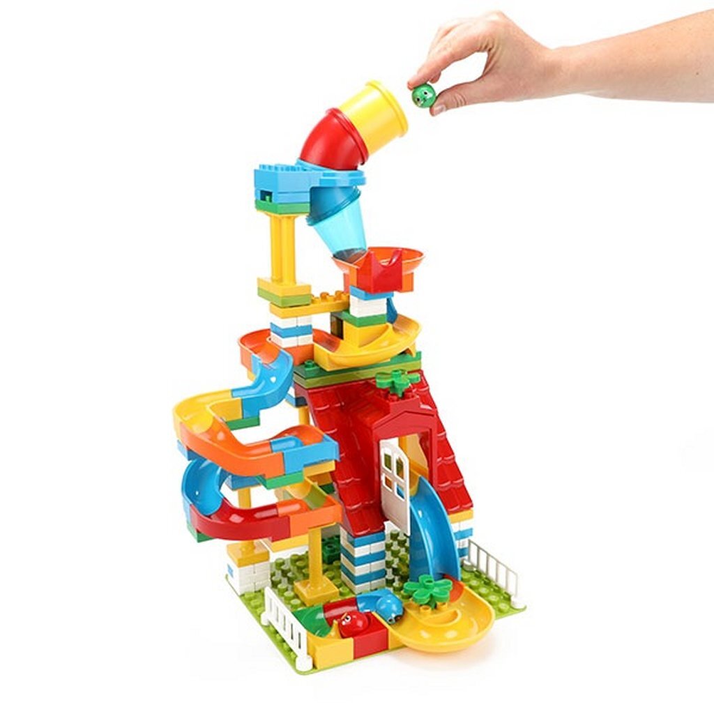 Toi-toys toi toys bouwstenen midi knikkerbaan
