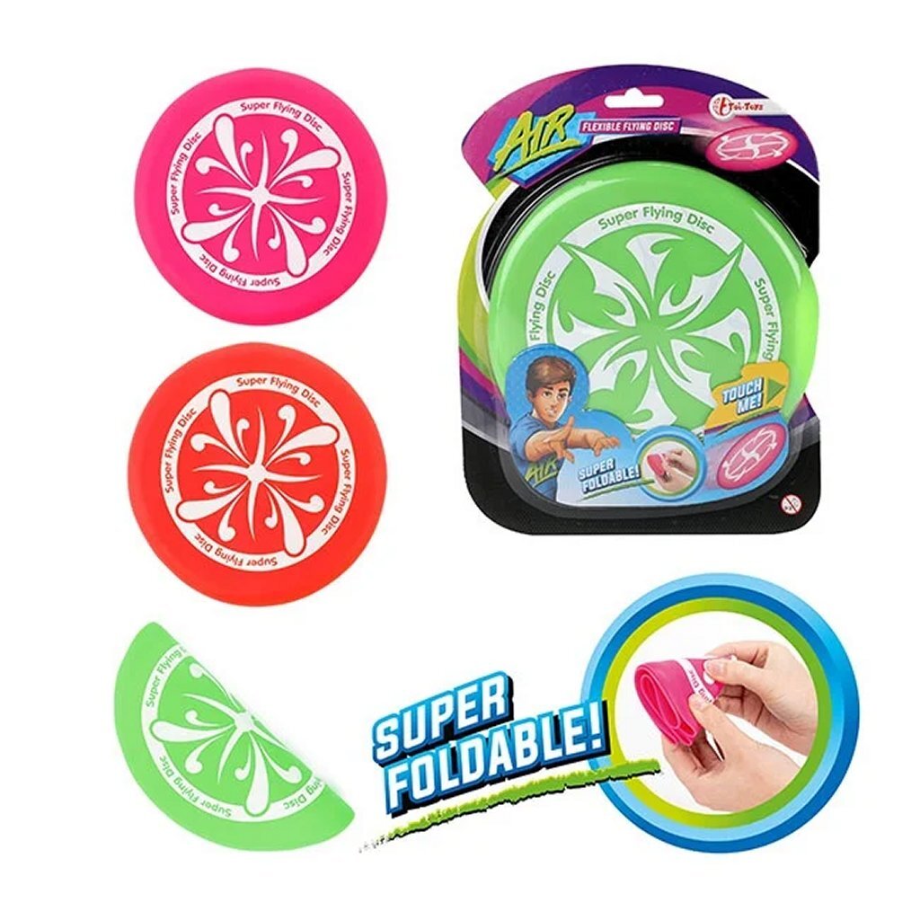 Air - Air superflexibele rubberen frisbee 17 cm verschillende uitvoeringen